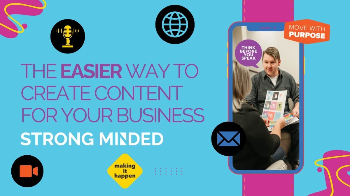 The Easier Way to Create Content for Your Business podcast artwork
